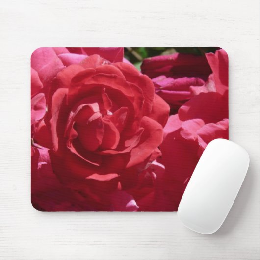 Tapis De Souris Roses rouges (Avec souris)