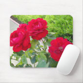 Tapis De Souris Roses rouges (Avec souris)
