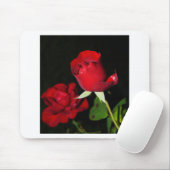 Tapis De Souris Roses rouges (Avec souris)