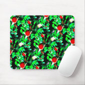 Tapis De Souris roses rouges vert Thunder_Cove (Avec souris)