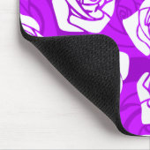 Tapis De Souris roses vintages violets Mousepad (Coin)
