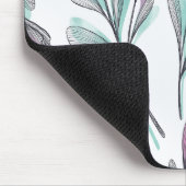Tapis De Souris Roses violettes (Coin)
