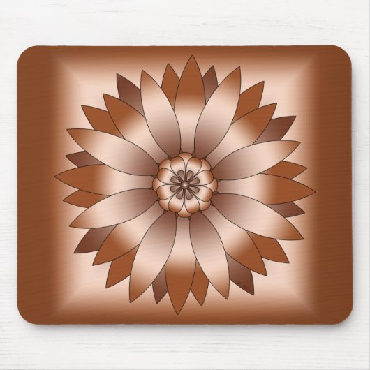 Tapis De Souris Rosette de cuivre (Devant)