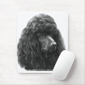 Tapis De Souris Rosie, caniche standard (Avec souris)