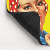 Tapis De Souris Rosie la riveuse Fière et Fabuleuse (Coin)
