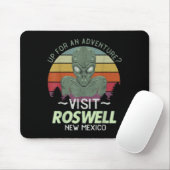 Tapis De Souris Roswell New Mexico Alien Head Funny Souvenir Quote (Avec souris)