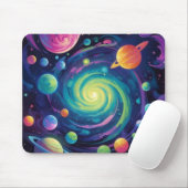 Tapis De Souris Rotation planétaire  (Avec souris)