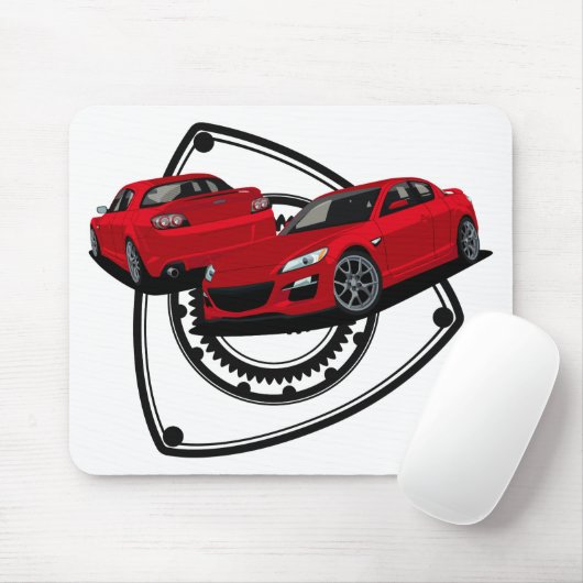 Tapis De Souris Rotation Rx8 (Avec souris)