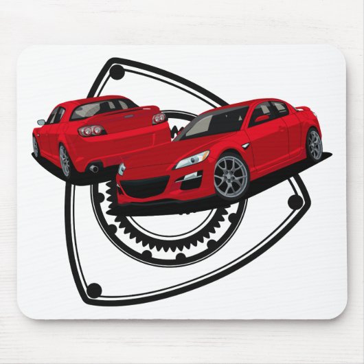 Tapis De Souris Rotation Rx8 (Devant)