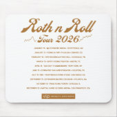 Tapis De Souris Roth n Roll World Concert Tour Mouse Pad (Devant)