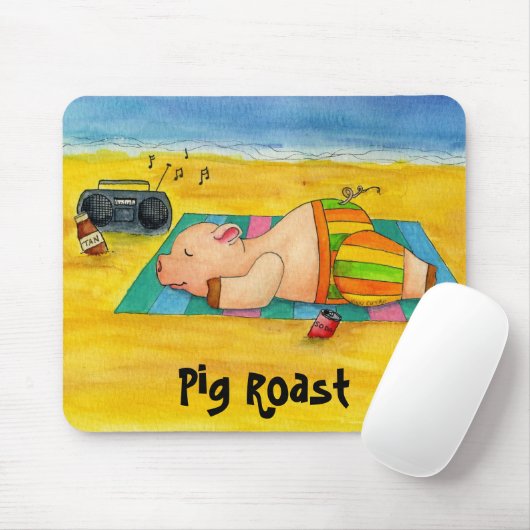 Tapis De Souris Rôti Mousepad de porc (Avec souris)