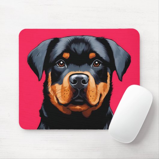 Tapis De Souris Rottweiler (Avec souris)
