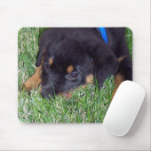 Tapis De Souris rottweiler pup. (Avec souris)