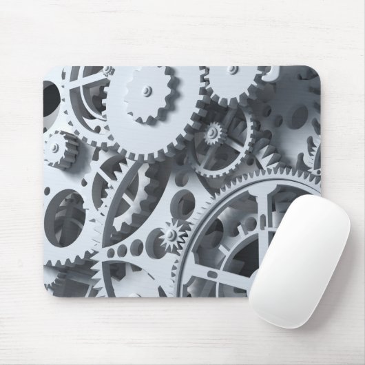 Tapis De Souris rouages (Avec souris)