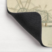 Tapis De Souris Roue à aubes, vue de perspective des machines (Coin)