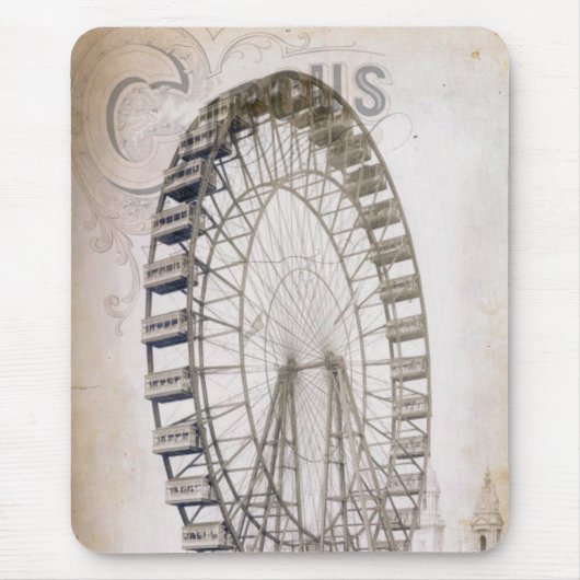 Tapis De Souris Roue Circus Ferris (Devant)