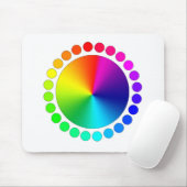 Tapis De Souris Roue de couleur (Avec souris)