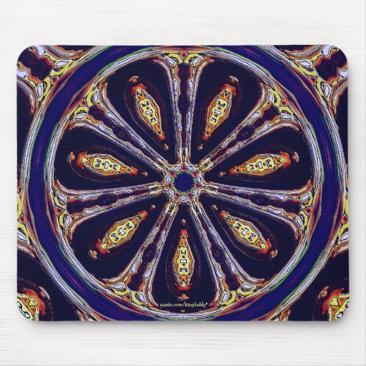Tapis De Souris Roue de couleur Mousepad (Devant)