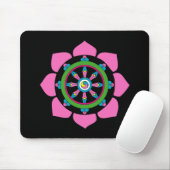 Tapis De Souris Roue de Dharma (Avec souris)