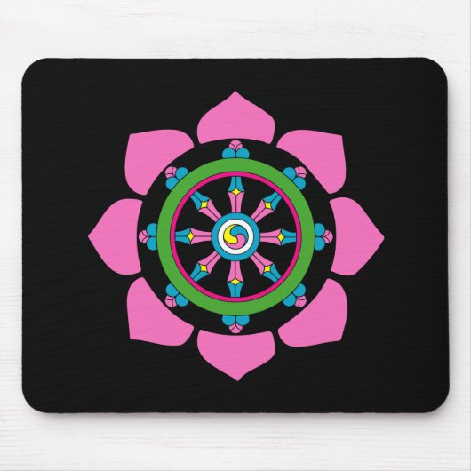 Tapis De Souris Roue de Dharma (Devant)