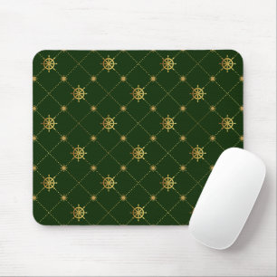 Tapis De Souris Roue de navire en or