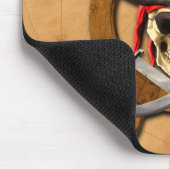Tapis De Souris Roue de pirate de jolly roger (Coin)