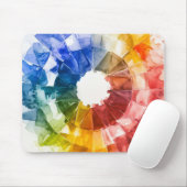 Tapis De Souris Roue de référence de couleur (Avec souris)