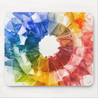 Tapis De Souris Roue de référence de couleur