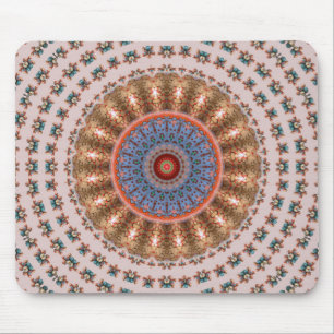Tapis De Souris Roue Mandala Brown...