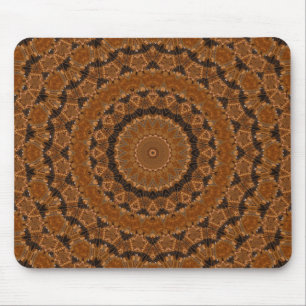 Tapis De Souris Roue Mandala Marron