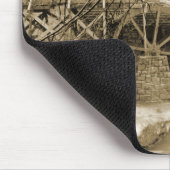 Tapis De Souris Roue vintage (Coin)
