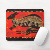 TAPIS DE SOURIS ROUGE (Avec souris)