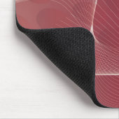 tapis de souris rouge abstrait (Coin)