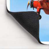 Tapis De Souris Rouge Baron Bi Plane (Coin)