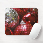 Tapis De Souris Rouge Baubles mousepad (Avec souris)