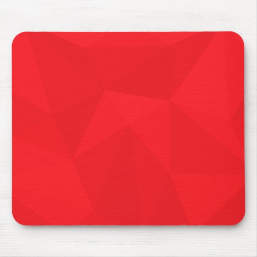 Tapis De Souris Rouge, cool, unique, tendance, conception géométri (Devant)