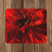 Tapis De Souris Rouge Dahlia Extreme Closeup Pad