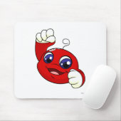 Tapis De Souris Rouge de Kiko (Avec souris)