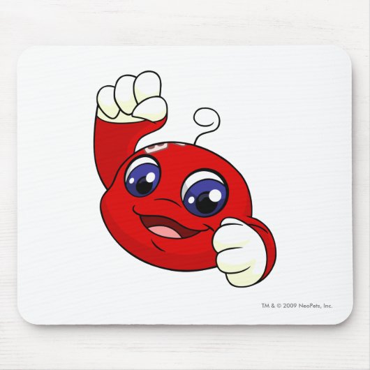 Tapis De Souris Rouge de Kiko (Devant)