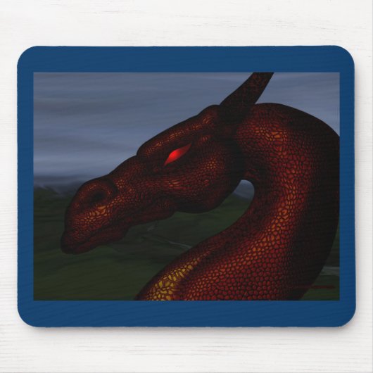 Tapis De Souris rouge-dragon (Devant)