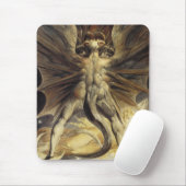 Tapis De Souris Rouge Dragon mousepad (Avec souris)