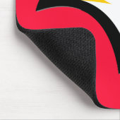 Tapis De Souris Rouge écarlate; Aigle chauve (Coin)