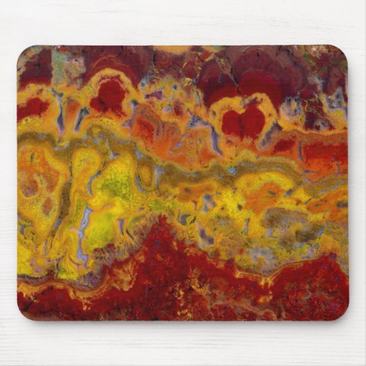 Tapis De Souris Rouge et jaune Crayloa Jasper (Devant)