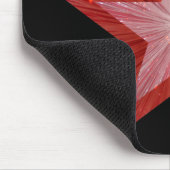 Tapis De Souris Rouge étoile mousepac noir (Coin)