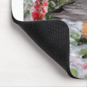 Tapis De Souris Rouge-gorge à Noël (Coin)