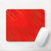 Tapis de souris rouge marbré (Avec souris)