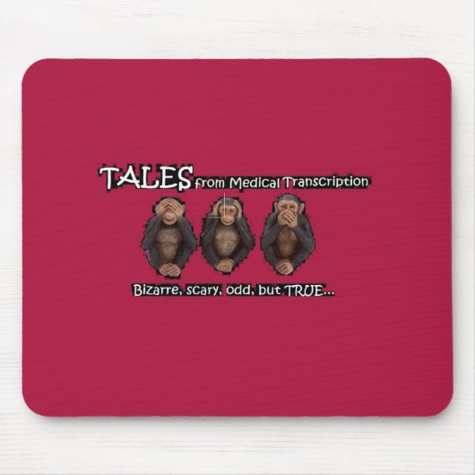 Tapis De Souris ROUGE Mousepad de TFMT ! (Devant)