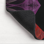Tapis De Souris Rouge n Violet Fractal Mousepad (Coin)