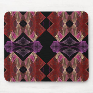 Tapis De Souris Rouge n Violet Fractal Mousepad