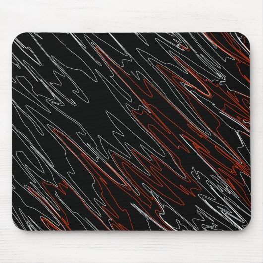 Tapis De Souris Rouge noir marbré (Devant)